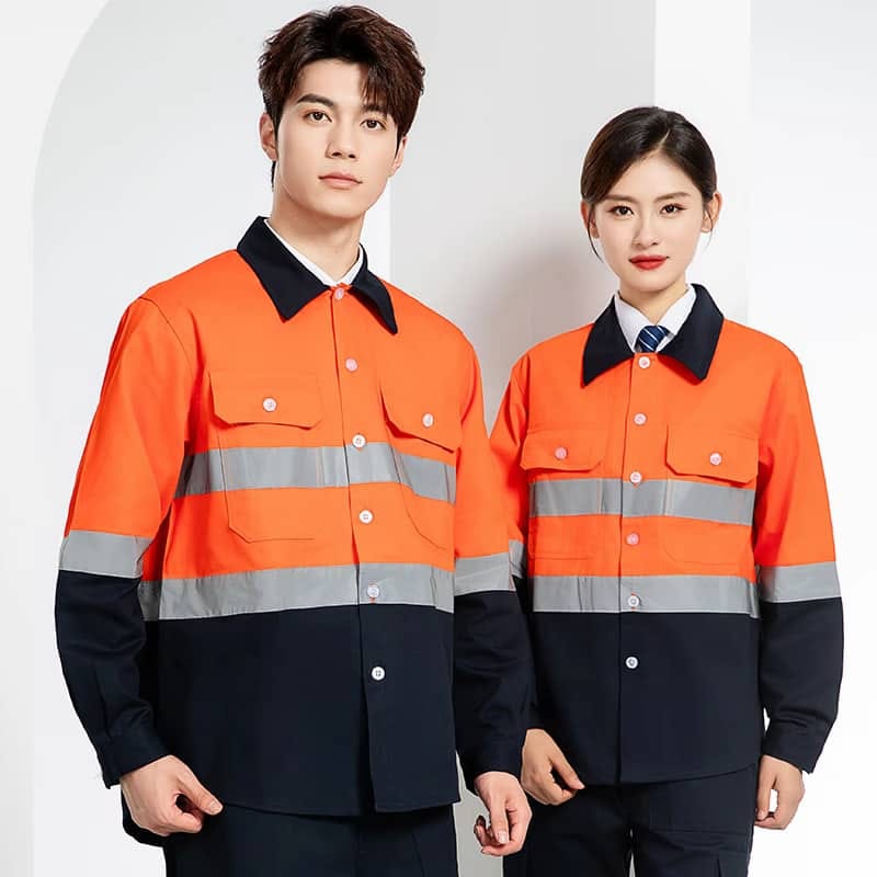 ENSEMBLE TENUE DE TRAVAIL AVEC REFLETANT - image 2