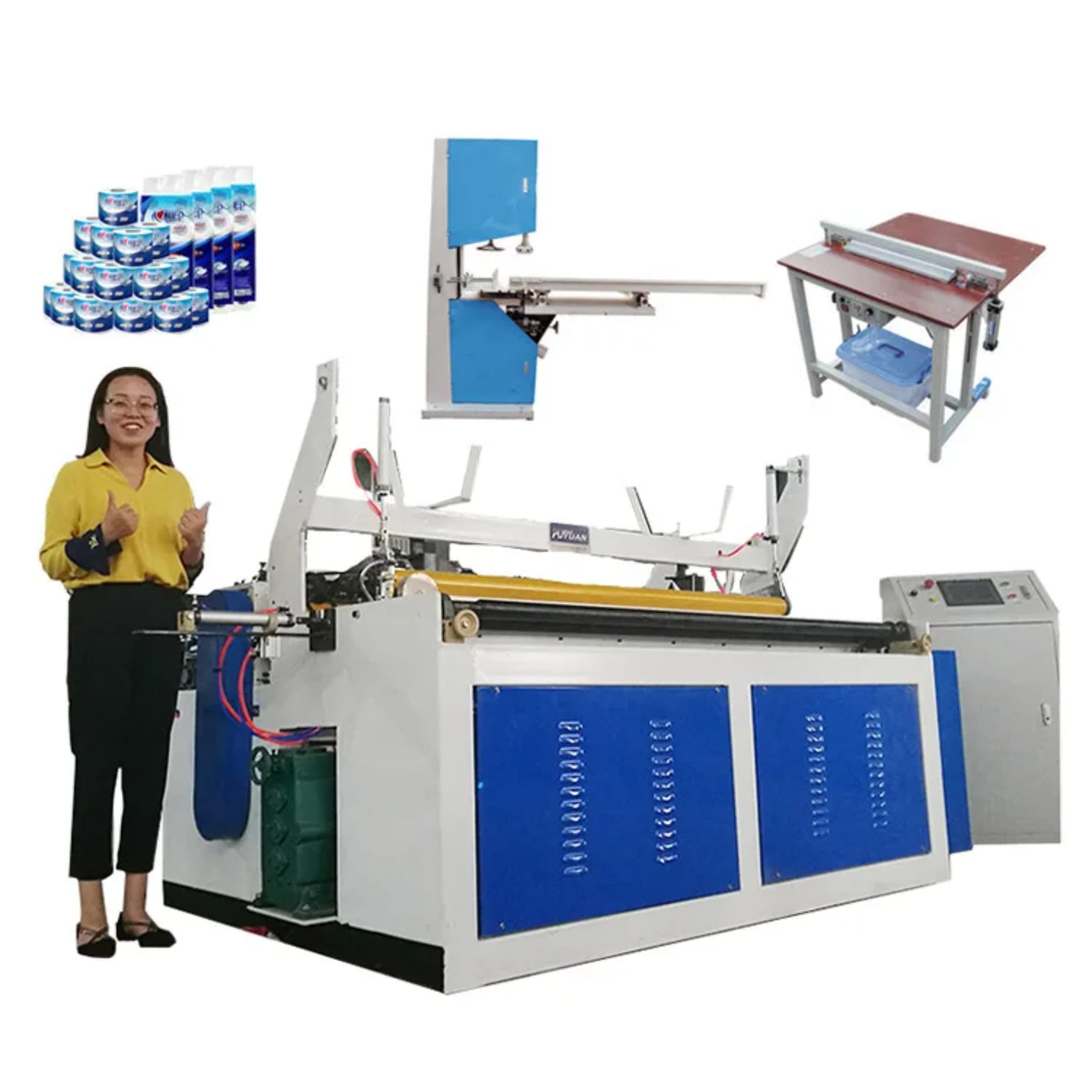Machine papier toilette 