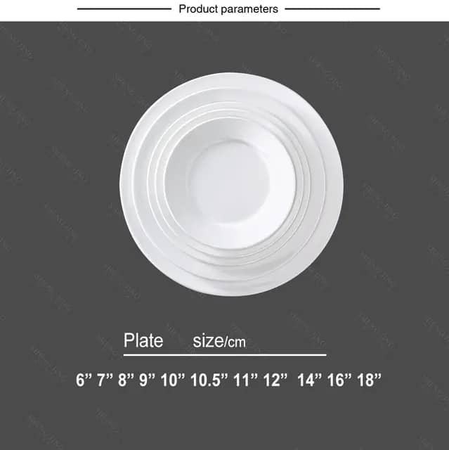 Assiette en céramique porcelaine  - image 3