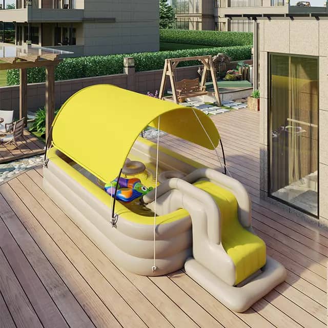 Piscine extérieure gonflable 