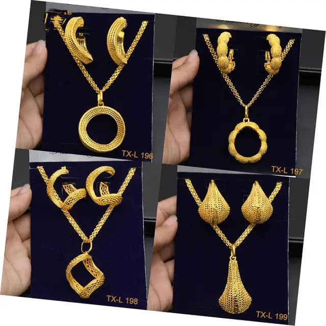 Bijoux en or indien 24K plaqué - image 2