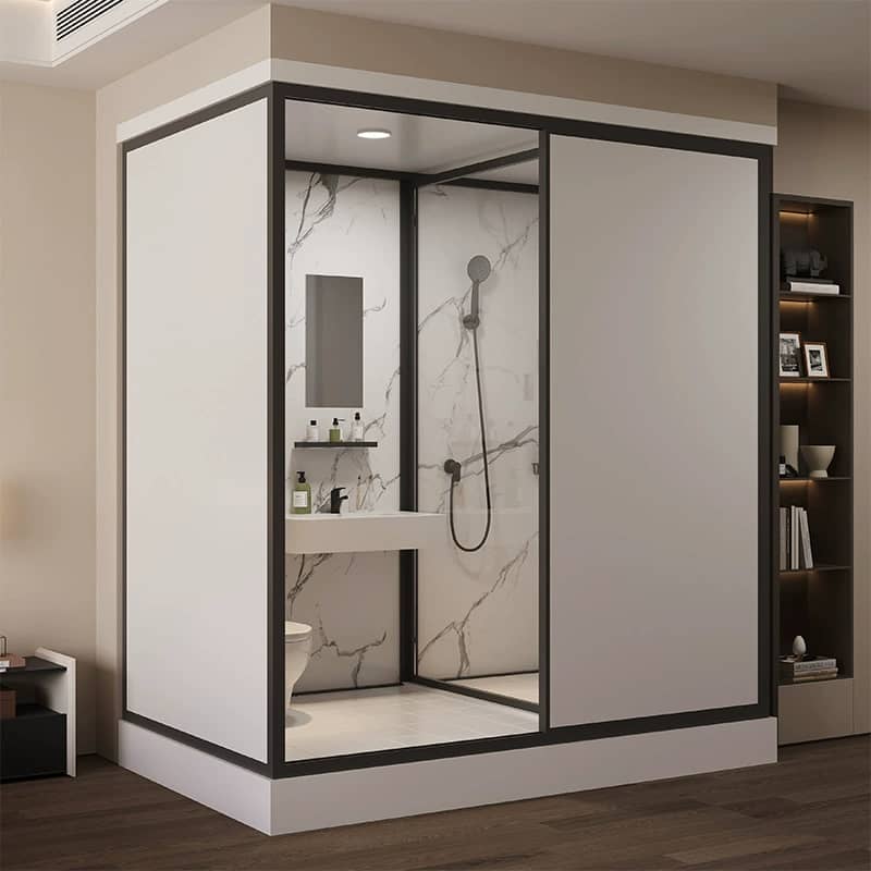 Ensemble de toilette intérieure moderne