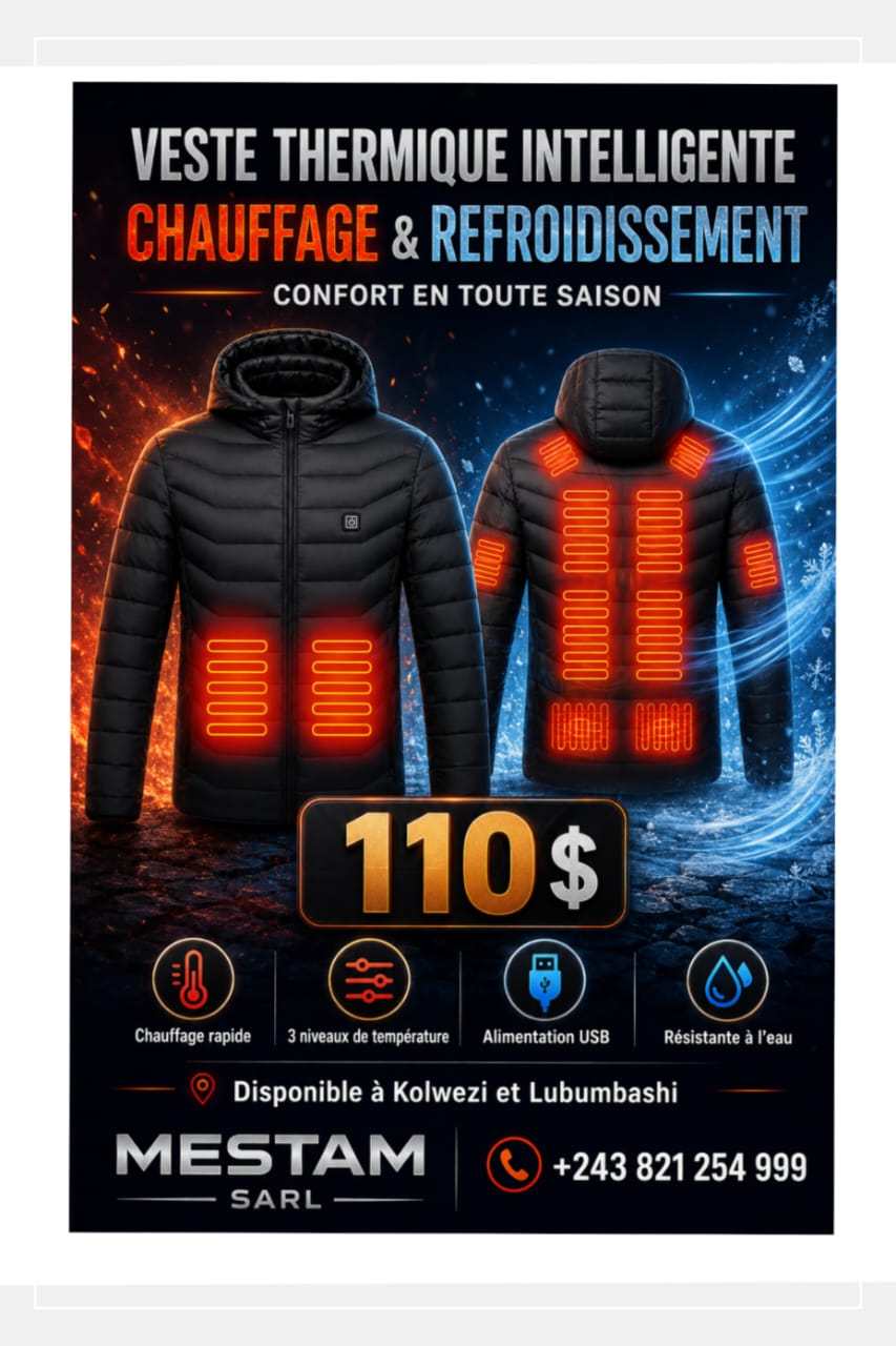 Veste thermique intelligente